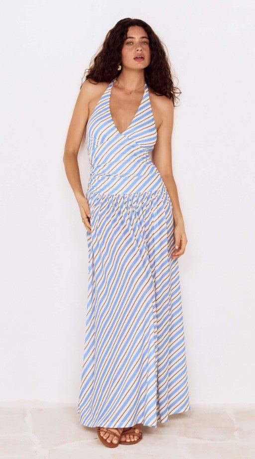 Sancia Halter Neck Maxi Dress