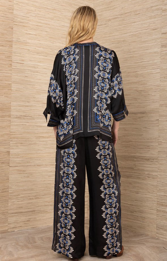 Shay Wide Leg Pant - Black