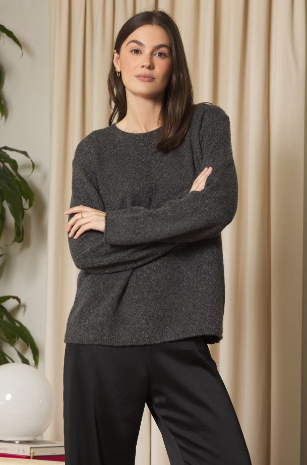 Silverton Crewneck Sweater - Cinder