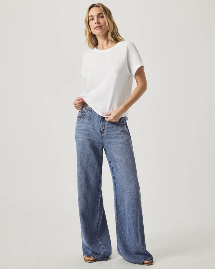 White Skye Slub Tee