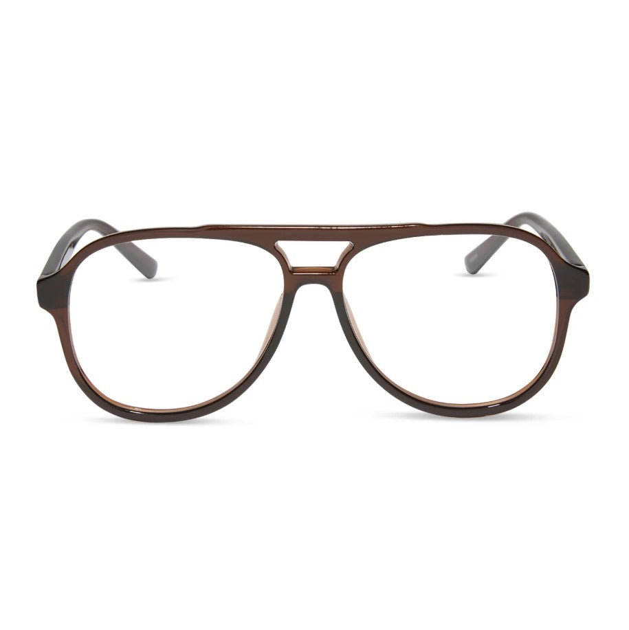 Tatum Blue Light Readers - Whiskey Crystal