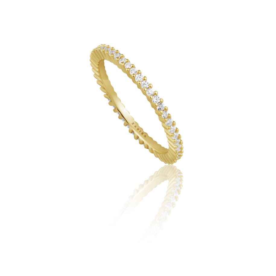 Thin Pave Ring