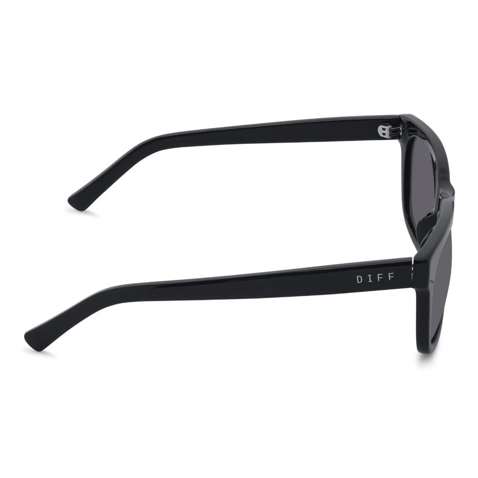Wesley Sunglasses - Black + Grey Polarized