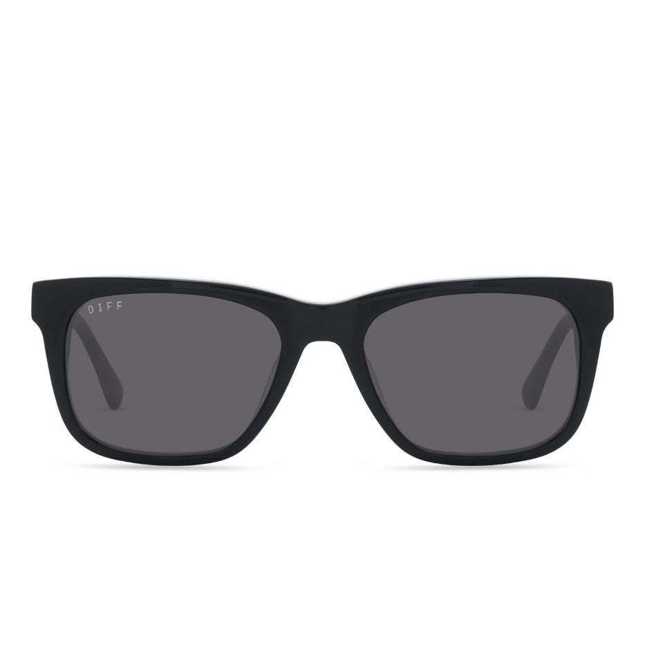 Wesley Sunglasses - Black + Grey Polarized