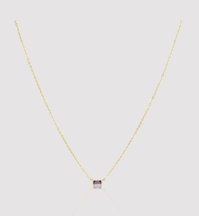 Willow Necklace Purple
