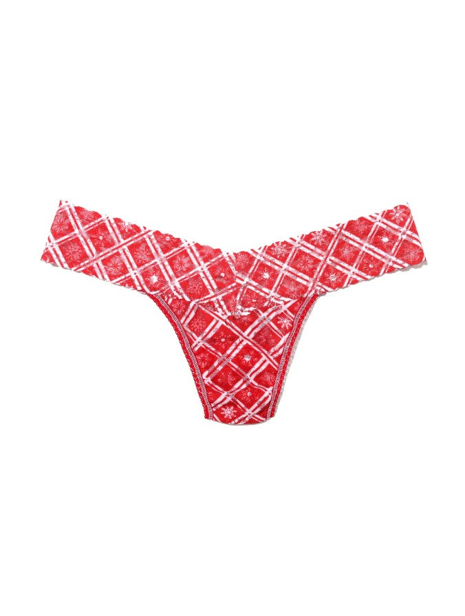 Winter Wonderland Low Rise Thong