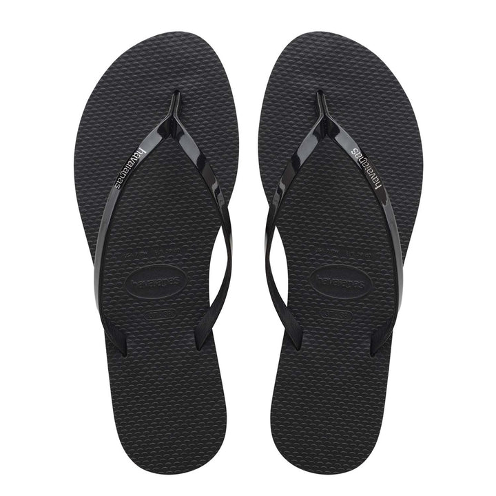 You Metallic Flip Flop - Black Havaianas