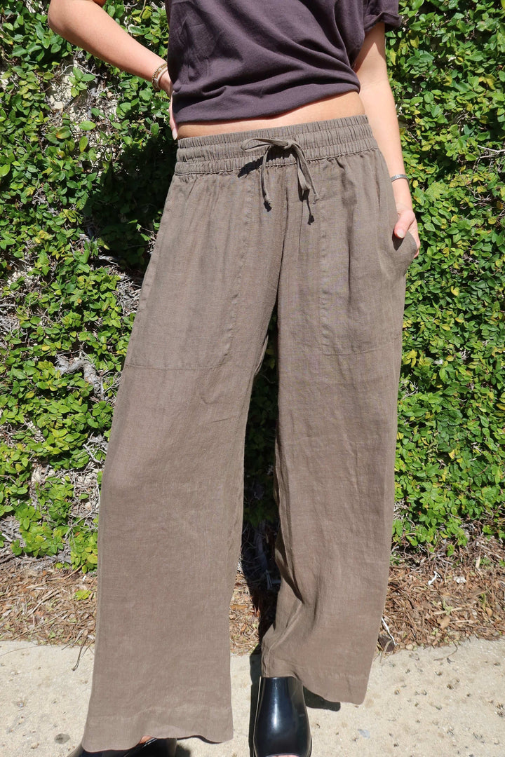Linen Crop Pant