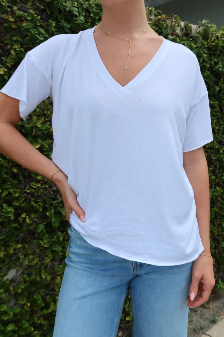 Bamboo V Neck Tee