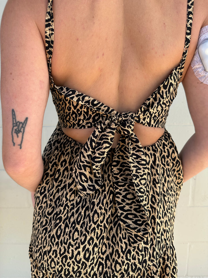 Oceanna Mini Dress - Fierce Camel