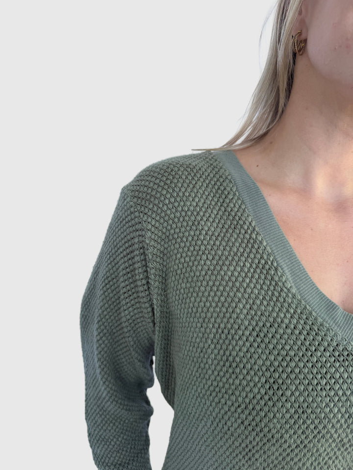Gabrielle V Neck Top