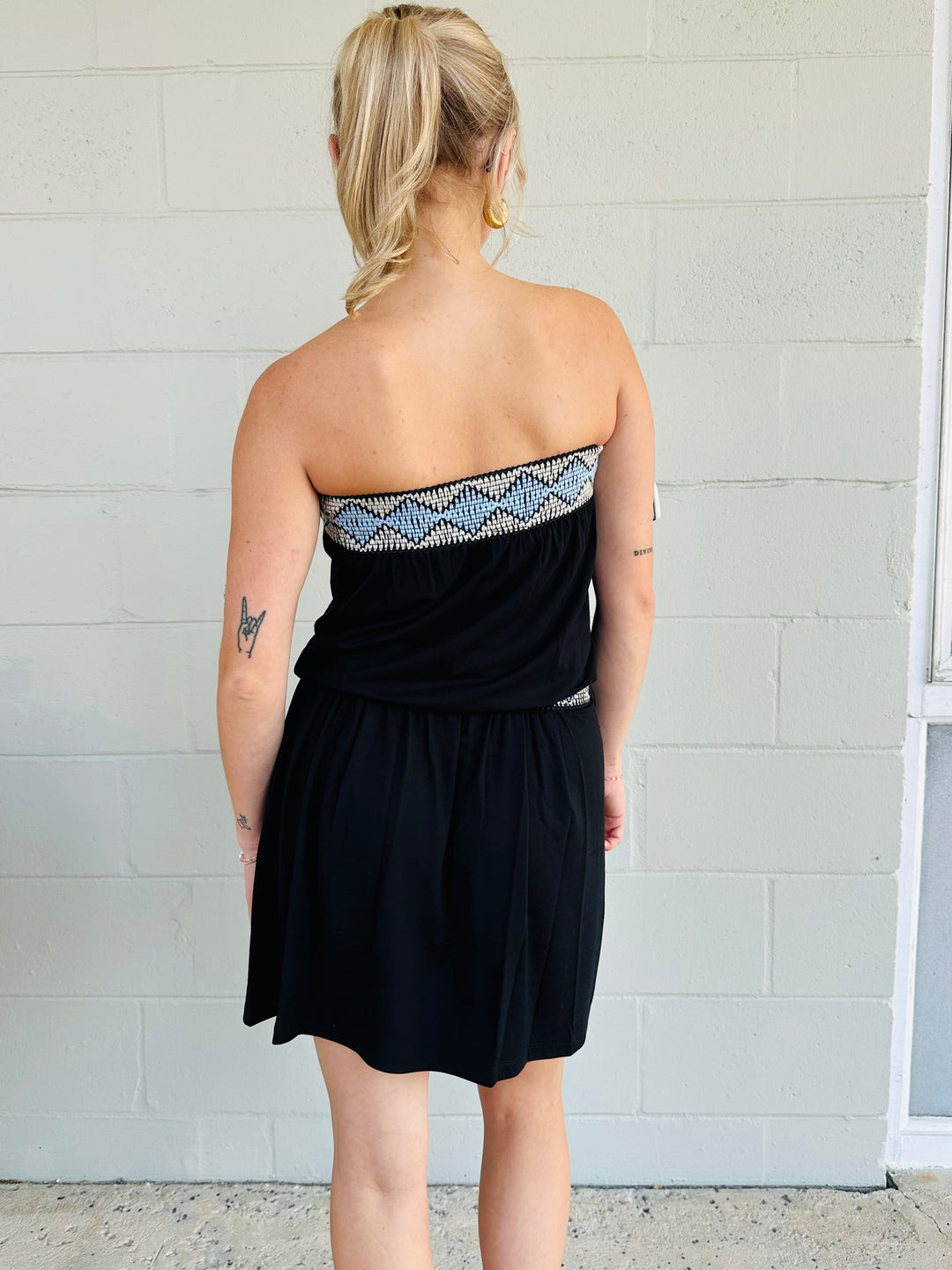 Tube Mini Dress - Black