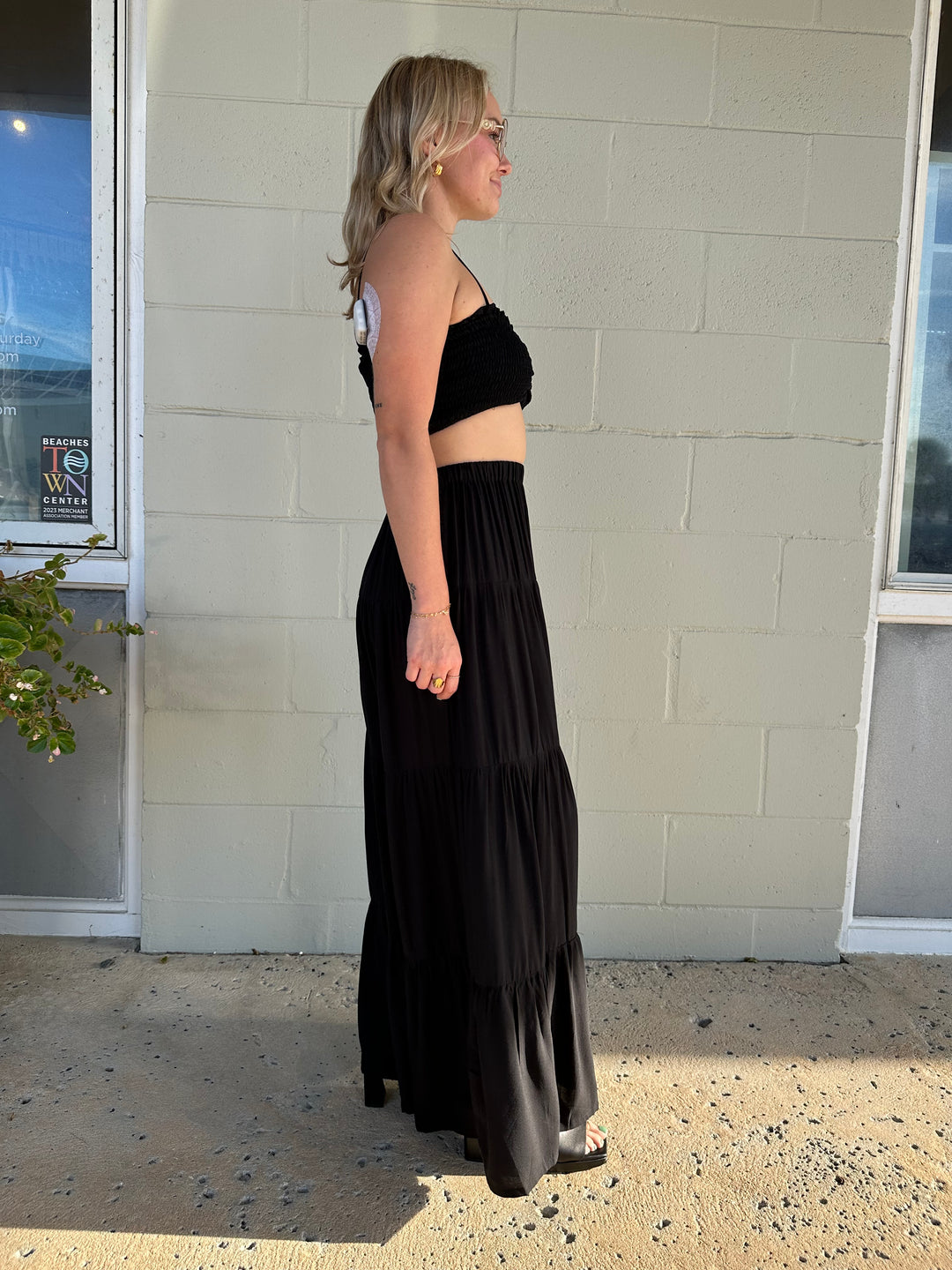 Belle Maxi Skirt - Black