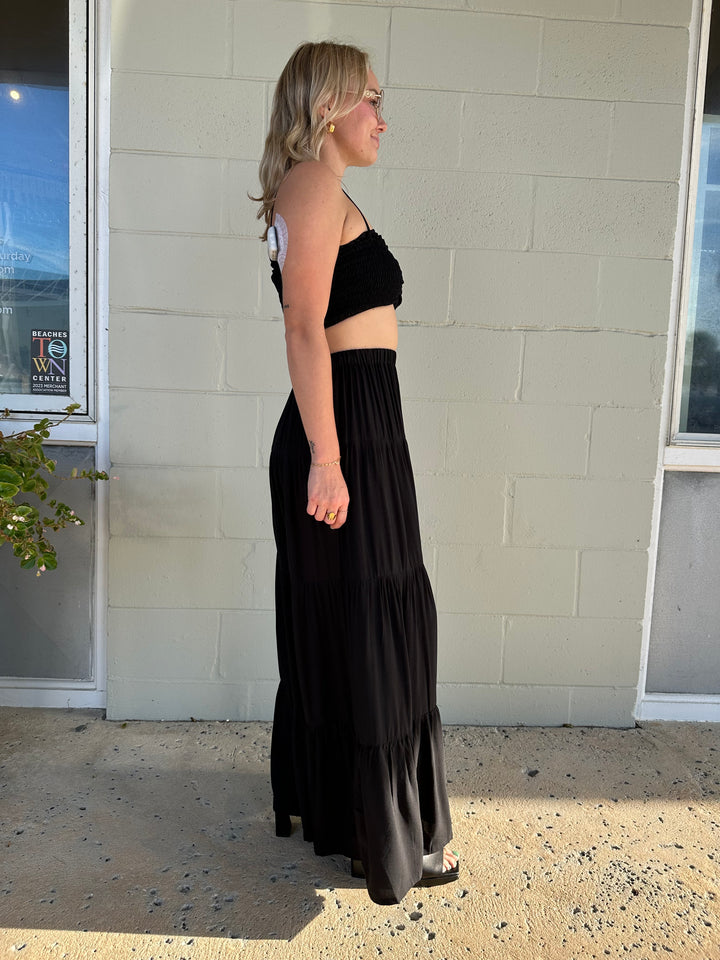 Belle Maxi Skirt - Black