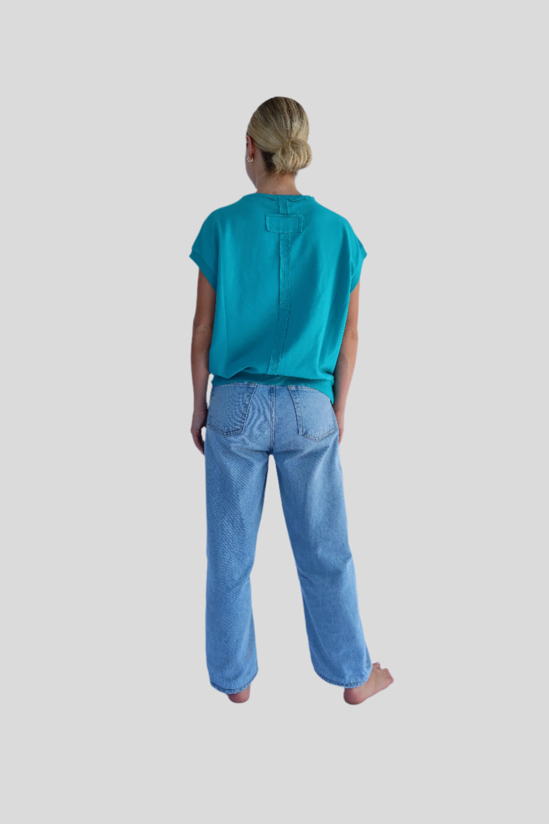 Jacksonville Jaguars Short Sleeve Sweatshirt - Teal