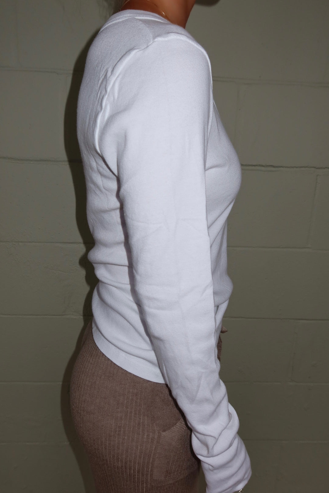 Layla V Neck Long Sleeve Tee