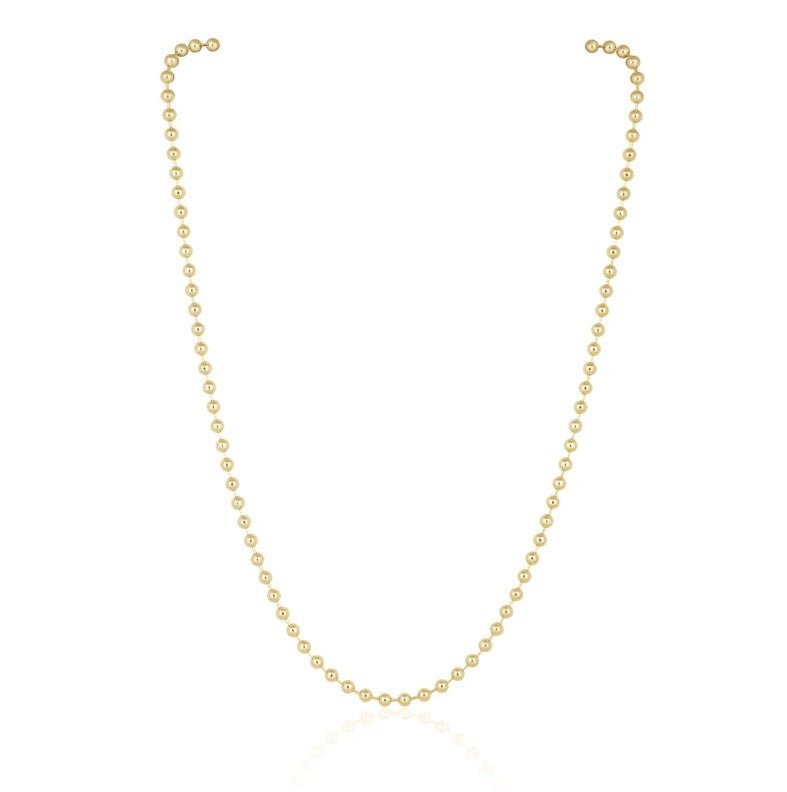 28" Callie Beaded Chain Necklace - Jaffi's