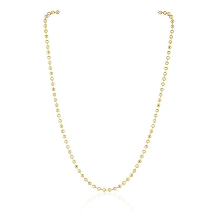 28" Callie Beaded Chain Necklace - Jaffi's