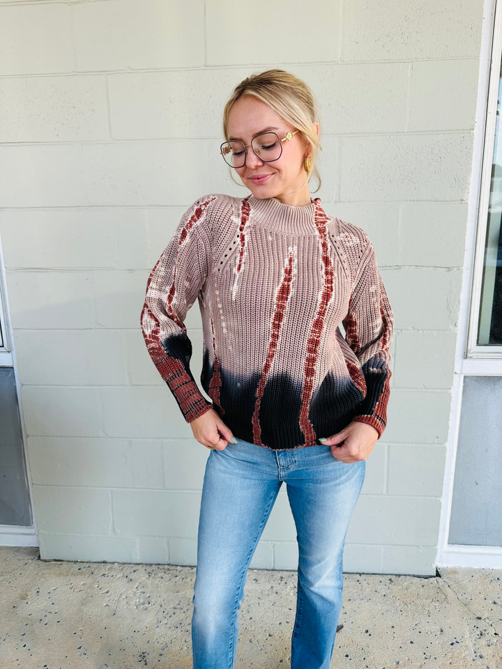 Bernice Sweater - Nut Bamboo Ombre