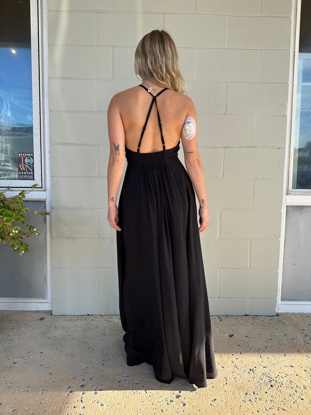 Lilia Maxi Dress - Black
