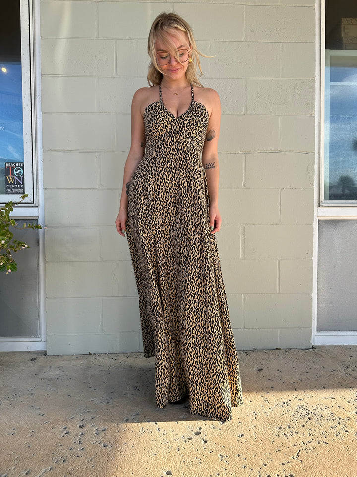 Lilia Maxi Dress - Fierce Camel