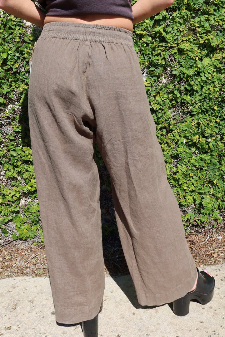 Linen Crop Pant