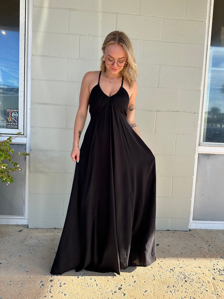 Lilia Maxi Dress - Black