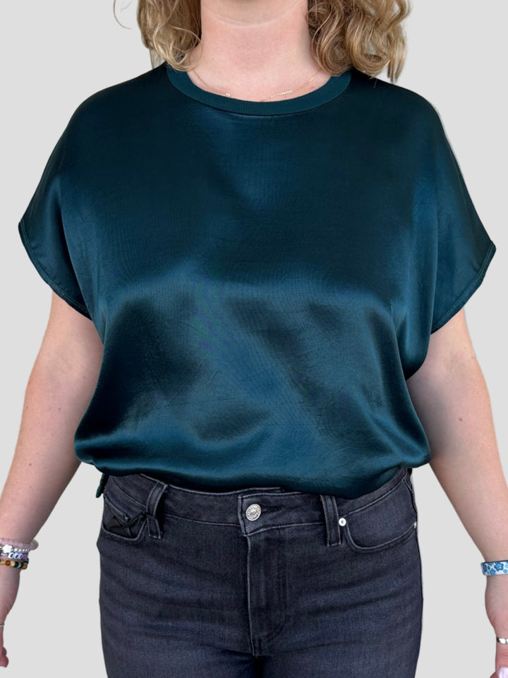 Satin Flow Tee - Rainforest