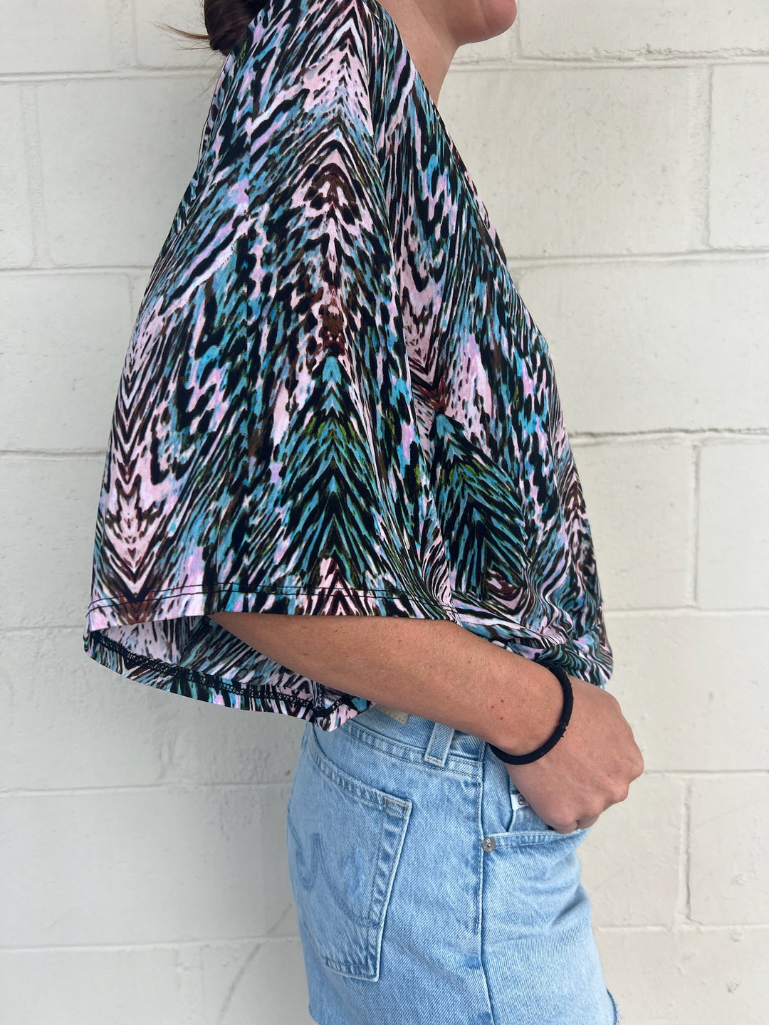 Banded Kimono Top