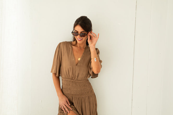 Samantha Maxi Dress - Bronze