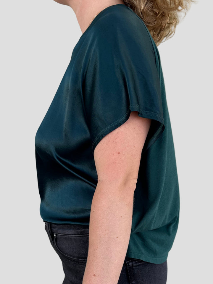 Satin Flow Tee - Rainforest