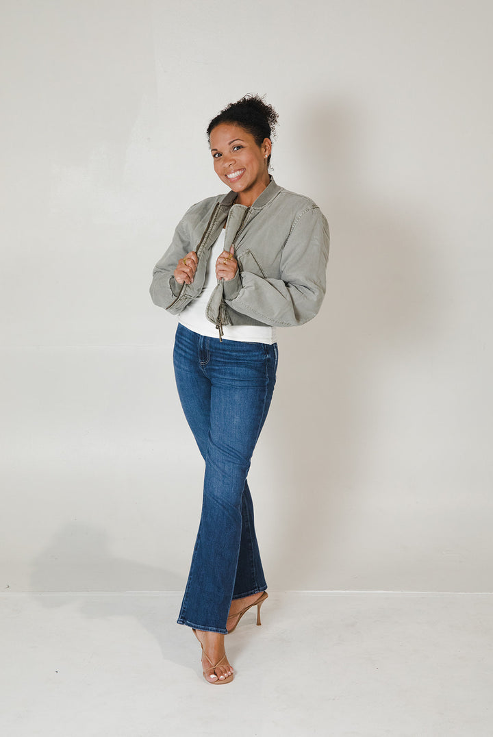 Billy Bomber Jacket - Harbor Grey Pigment