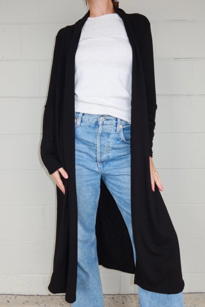 Izzy Long Lines Open Cardigan