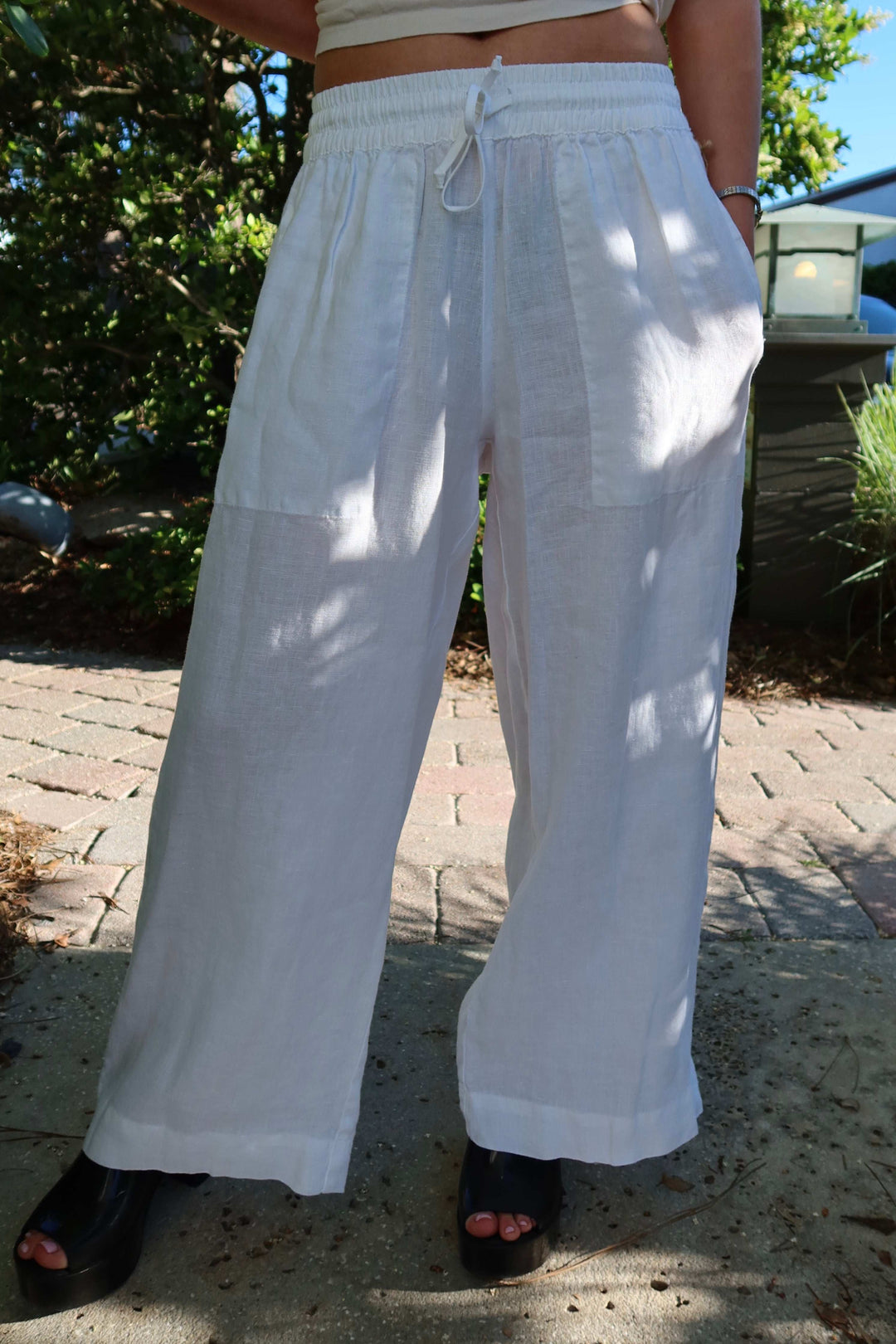 Linen Crop Pant