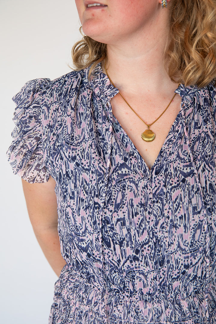 Light Pink Multi Pia Dress