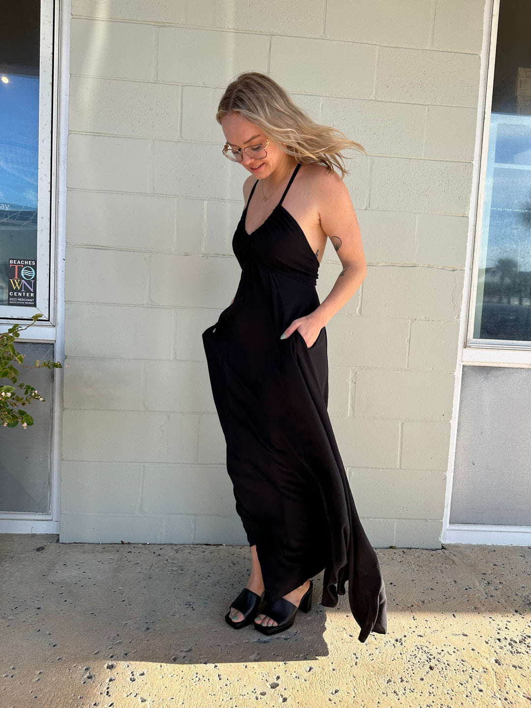Lilia Maxi Dress - Black