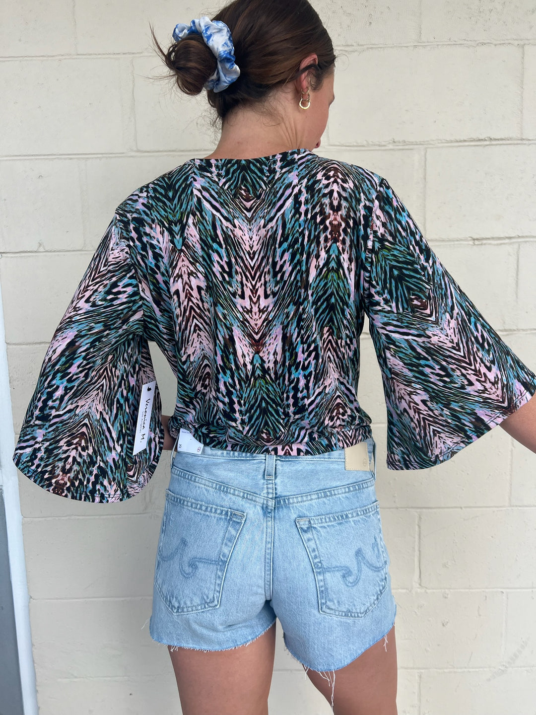 Banded Kimono Top