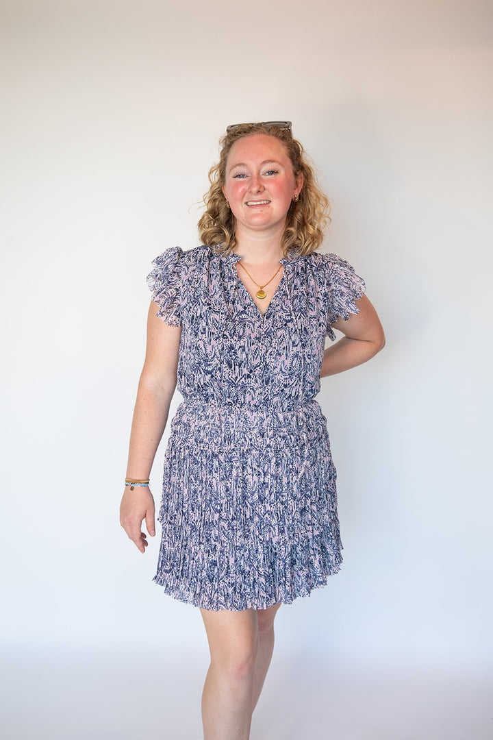 Light Pink Multi Pia Dress