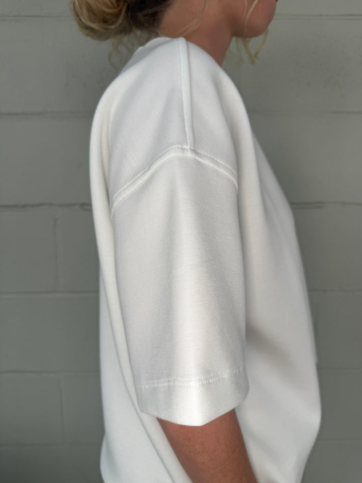 Cream Scuba Tee