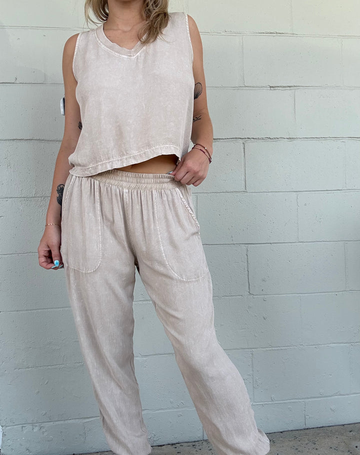 Oak Bark Hancock Soho Twill Jogger