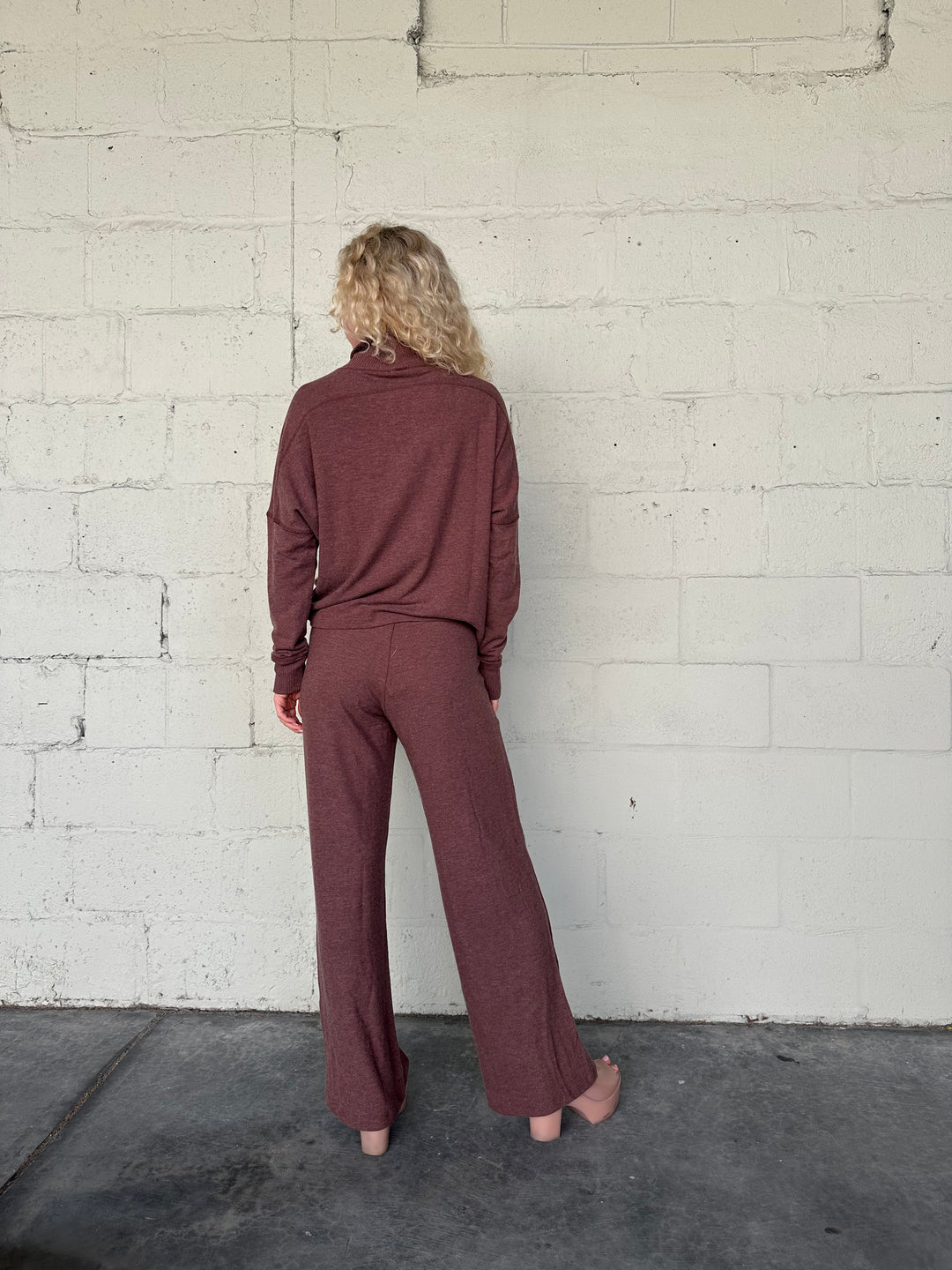 Jones Wide Leg Pant - Espresso