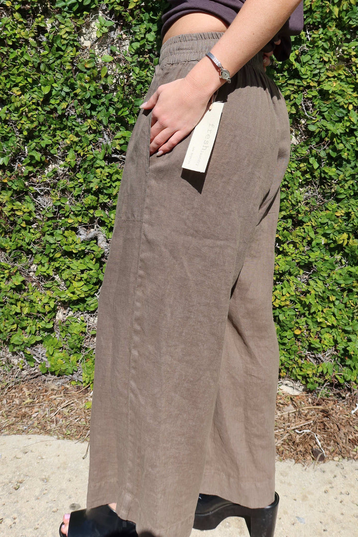 Linen Crop Pant