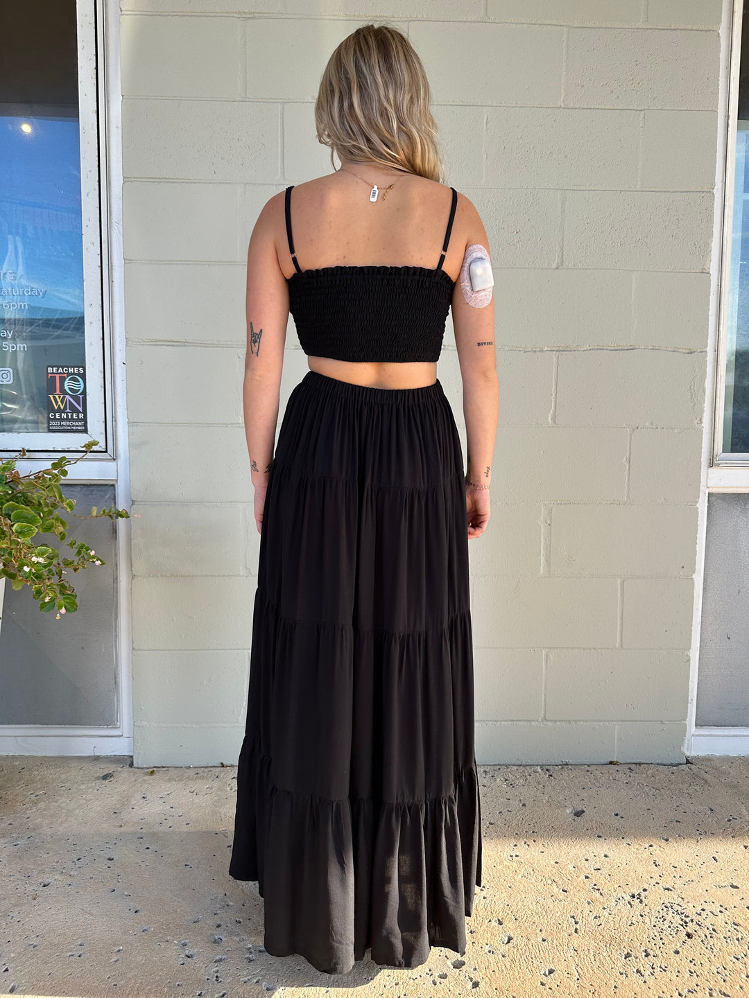 Belle Maxi Skirt - Black