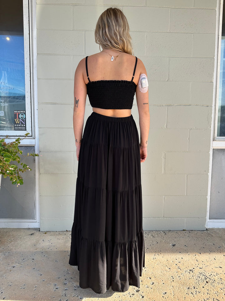Belle Maxi Skirt - Black