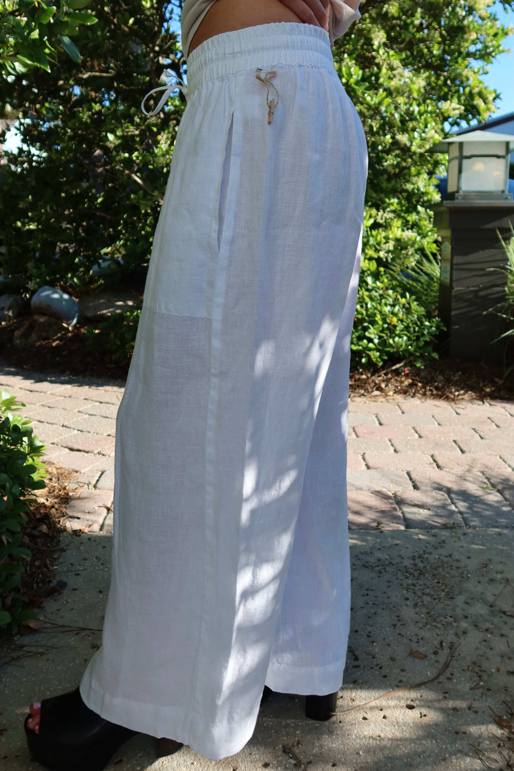 Linen Crop Pant
