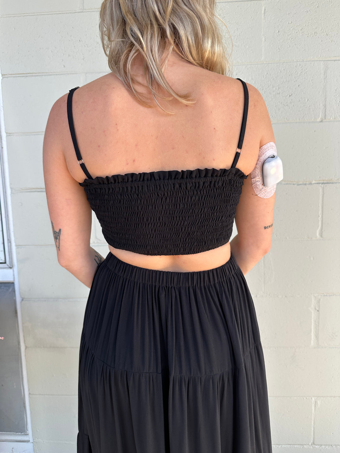 Sunny Crop Top - Black