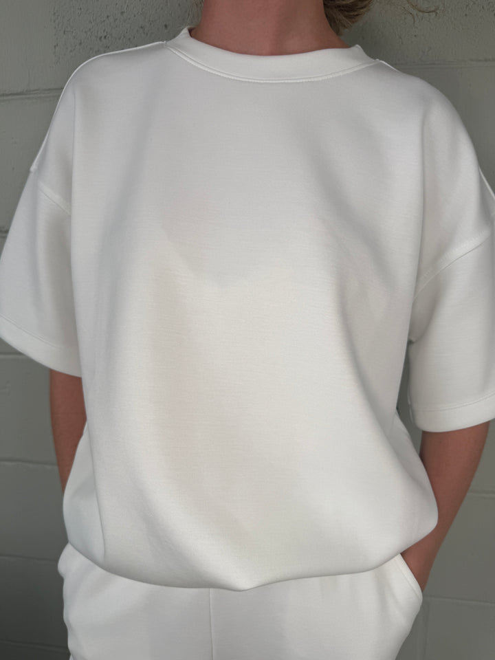 Cream Scuba Tee