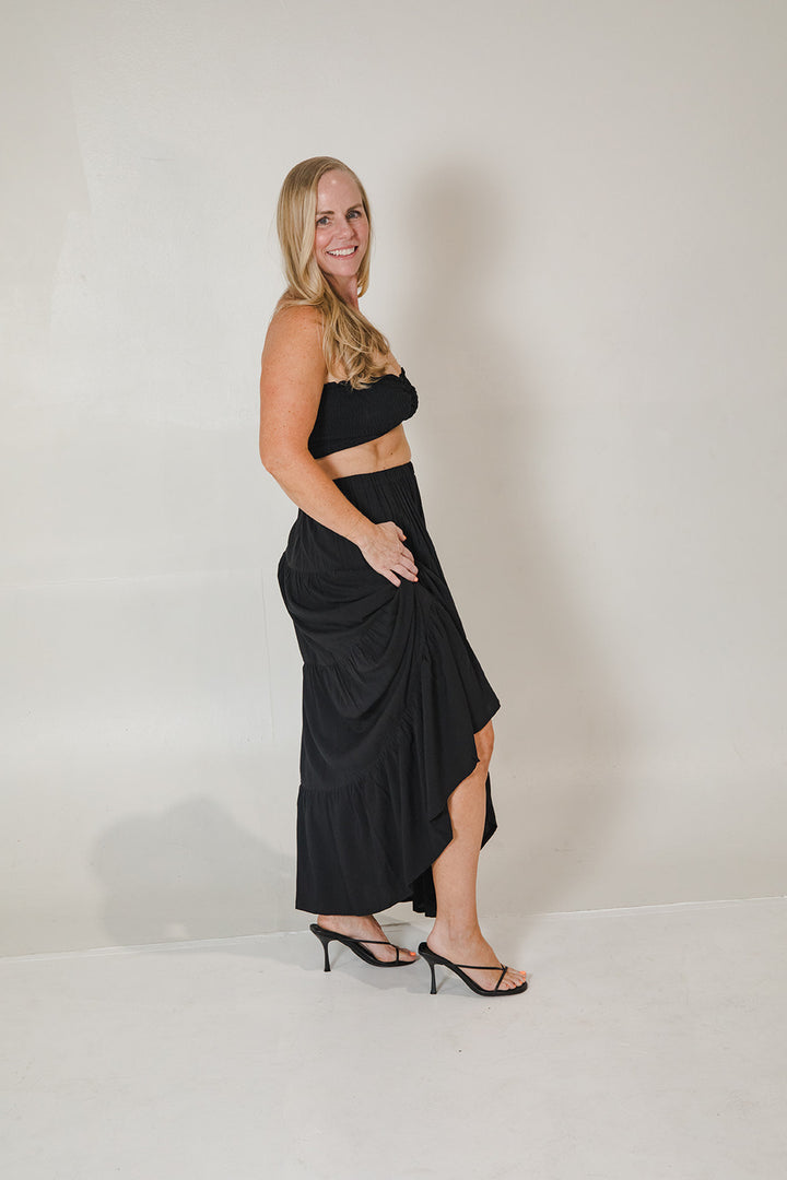 Belle Maxi Skirt - Black