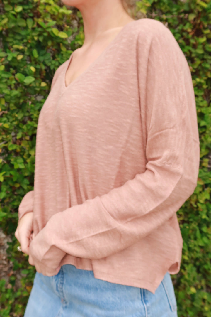 Dolphin Knit Sweater - Timeless Taupe