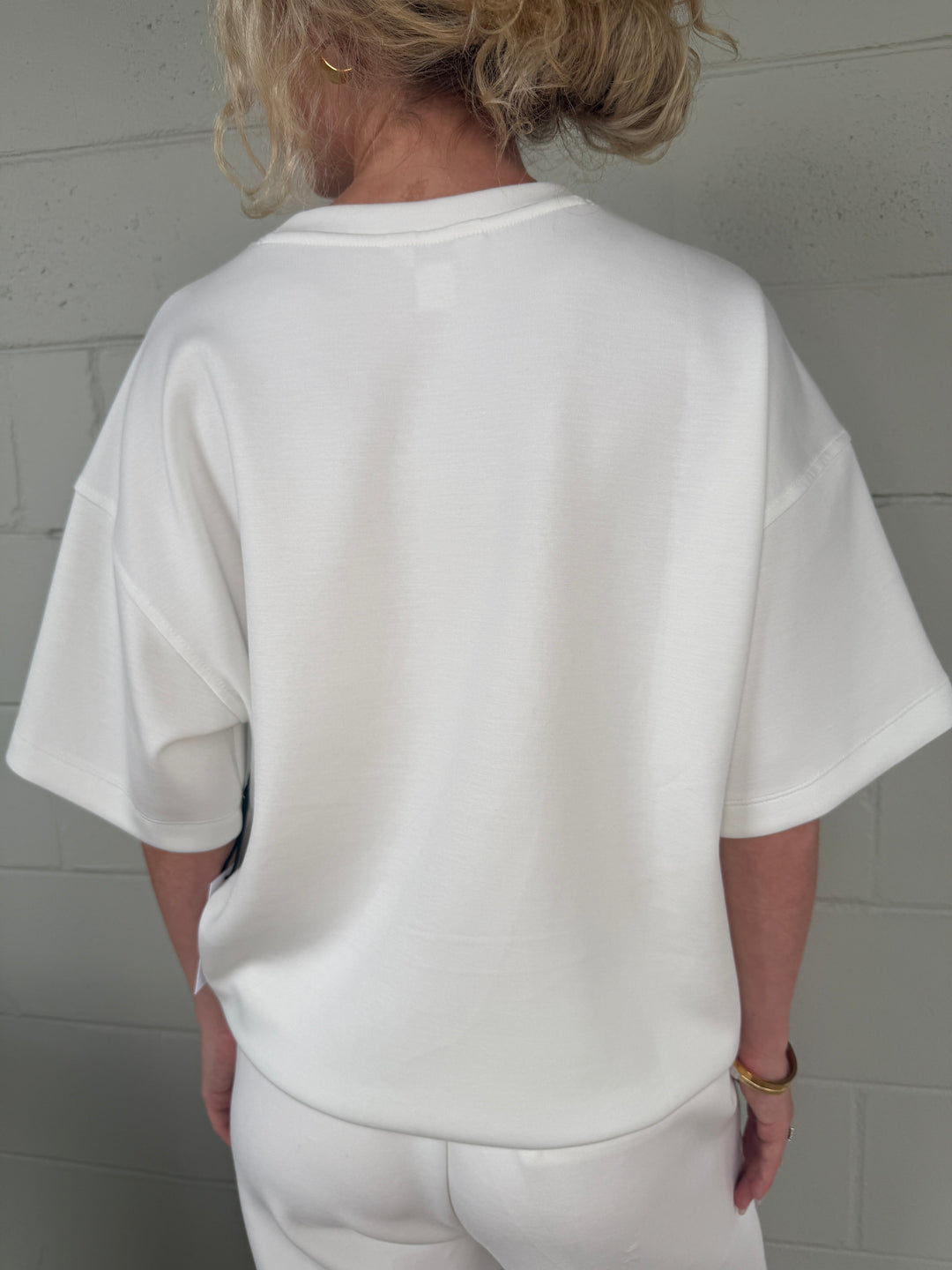 Cream Scuba Tee
